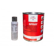 Шпатлевка 2К полиэфирная напыляемая  "Spray", серая (1,5 кг) + отвердитель