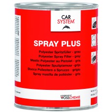 Шпатлевка 2К полиэфирная напыляемая "Spray Plus" серая + отвердитель(1,5 кг)